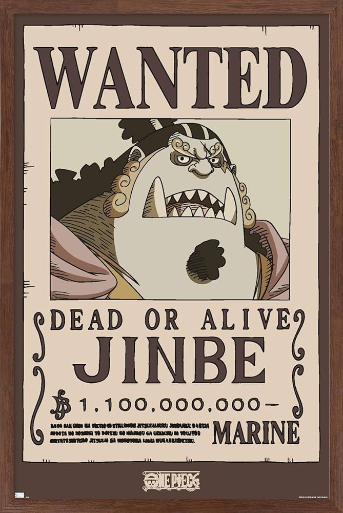 Amazon.com: Trends International One Piece - Jinbe Wanted